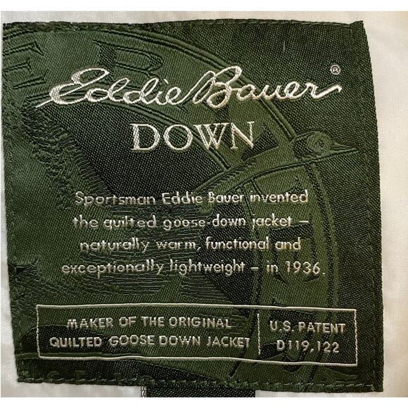 Eddie Bauer Premium Goose Down Puffer Vest Women Sz XL Cream Faux Fur Collar - Picture 6 of 13